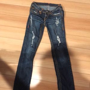 Ripped jeans bootcut